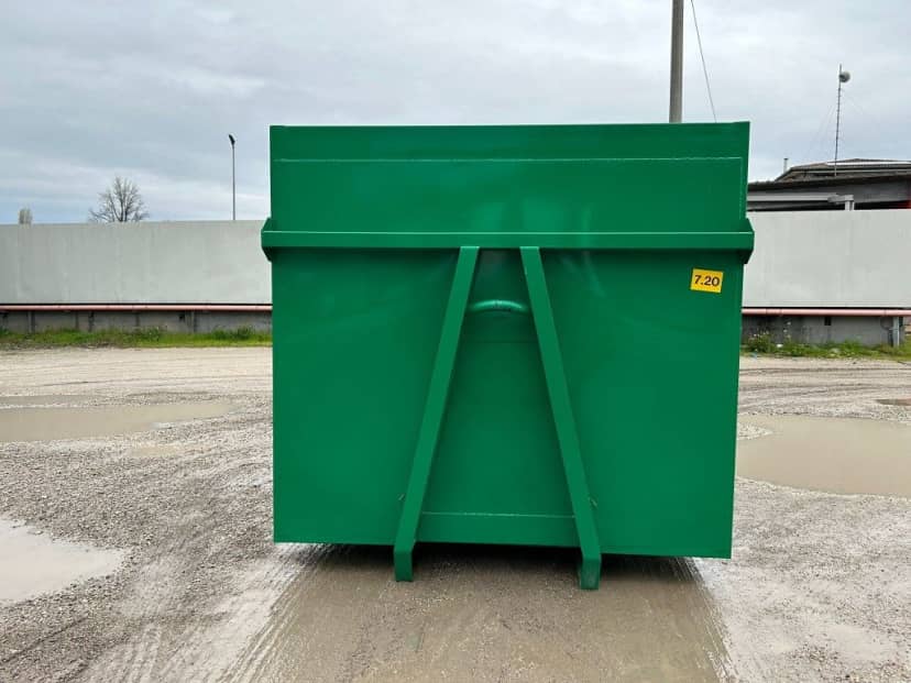 CONTAINER NUOVO SCARRABILE A CIELO APERTO PER INGOMBRANTI CON DUE · 7 m · 36 m³ · Rif. 24-N-11 — foto 2 di 8