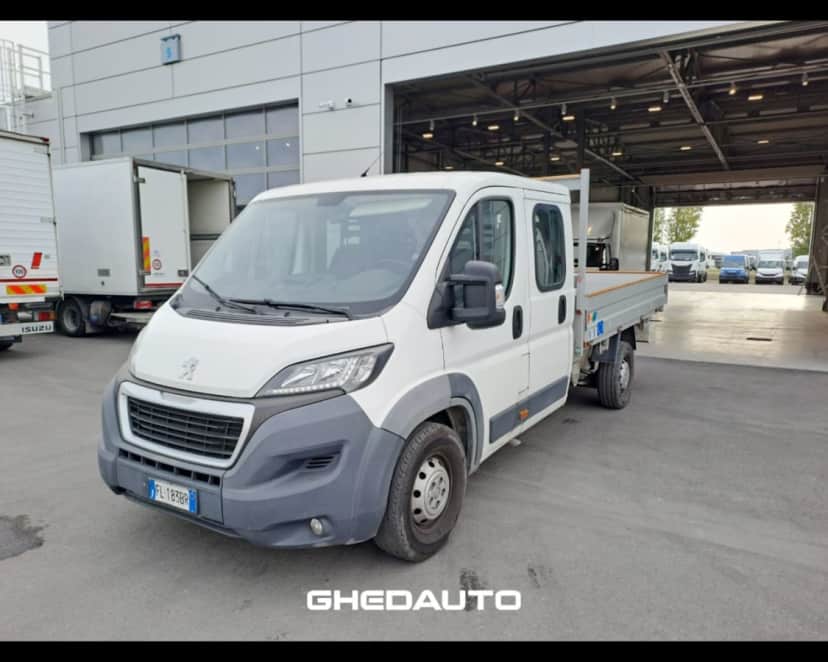 PEUGEOT BOXER DOPPIA CABINA CON CASSONE FISSO — foto 1 di 14