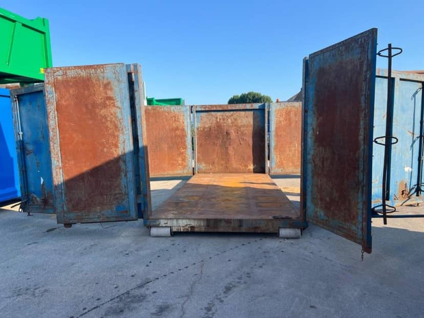 CONTAINER SCARRABILE USATO A CIELO APERTO PER INGOMBRANTI · 6,25 m · 34 m³ · Rif. 26-U-99 — foto 13 di 15