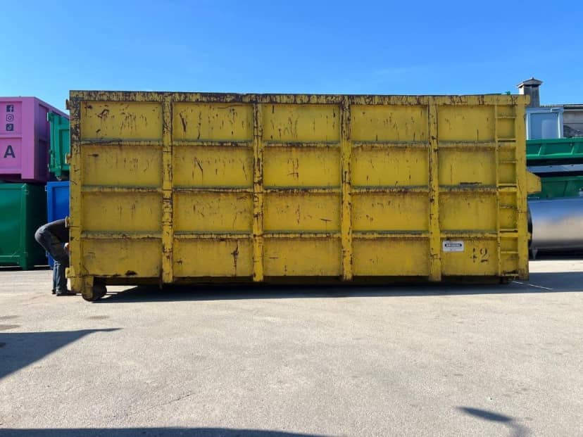 CONTAINER SCARRABILE USATO A CIELO APERTO PER INGOMBRANTI · 6,6 m · 37 m³ · Rif. 26-U-123 — foto 5 di 9