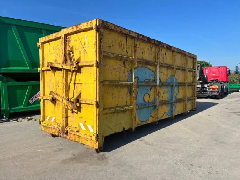 CONTAINER SCARRABILE USATO A CIELO APERTO PER INGOMBRANTI · 6,6 m · 37 m³ · Rif. 26-U-122 — foto 3 di 7
