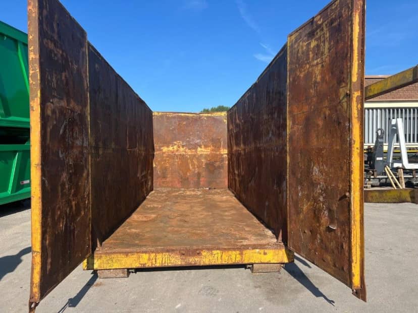 CONTAINER SCARRABILE USATO A CIELO APERTO PER INGOMBRANTI · 6,6 m · 37 m³ · Rif. 26-U-122 — foto 6 di 7
