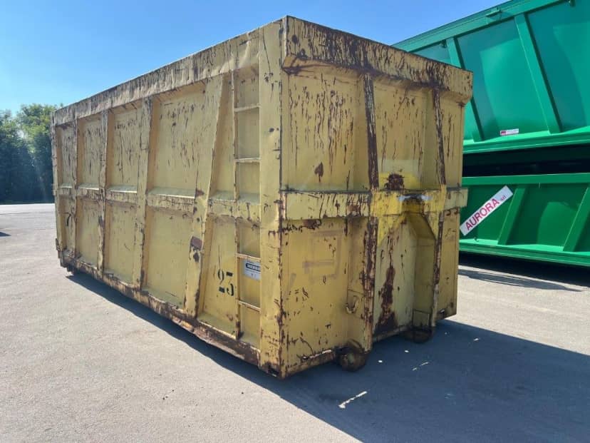 CONTAINER SCARRABILE USATO A CIELO APERTO PER INGOMBRANTI · 6,6 m · 37 m³ · Rif. 26-U-118