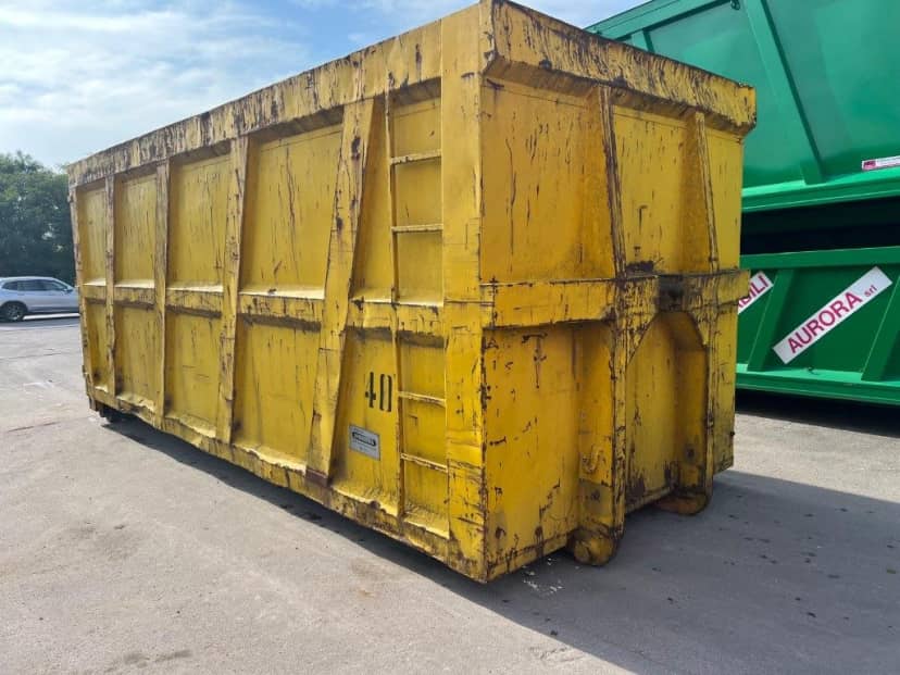 CONTAINER SCARRABILE USATO A CIELO APERTO PER INGOMBRANTI · 6,6 m · 37 m³ · Rif. 26-U-120 — foto 5 di 7