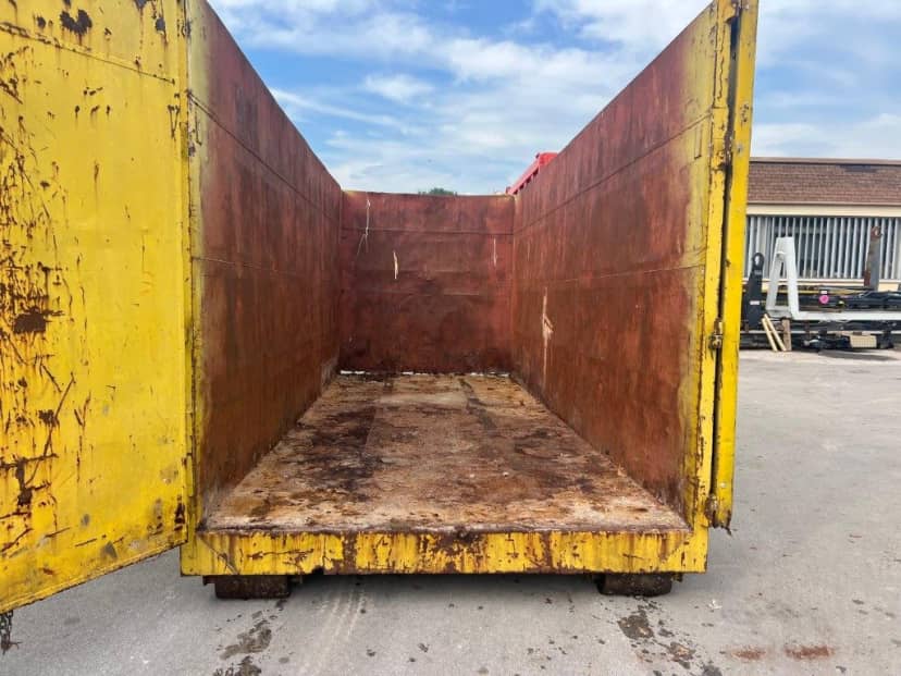 CONTAINER SCARRABILE USATO A CIELO APERTO PER INGOMBRANTI · 6,6 m · 37 m³ · Rif. 26-U-121 — foto 7 di 7