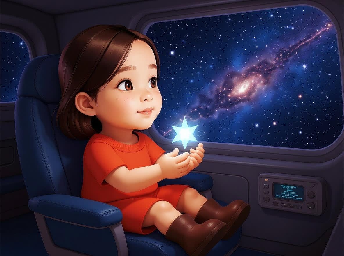 Aahana's Cosmic Quest — illustration for page 7
