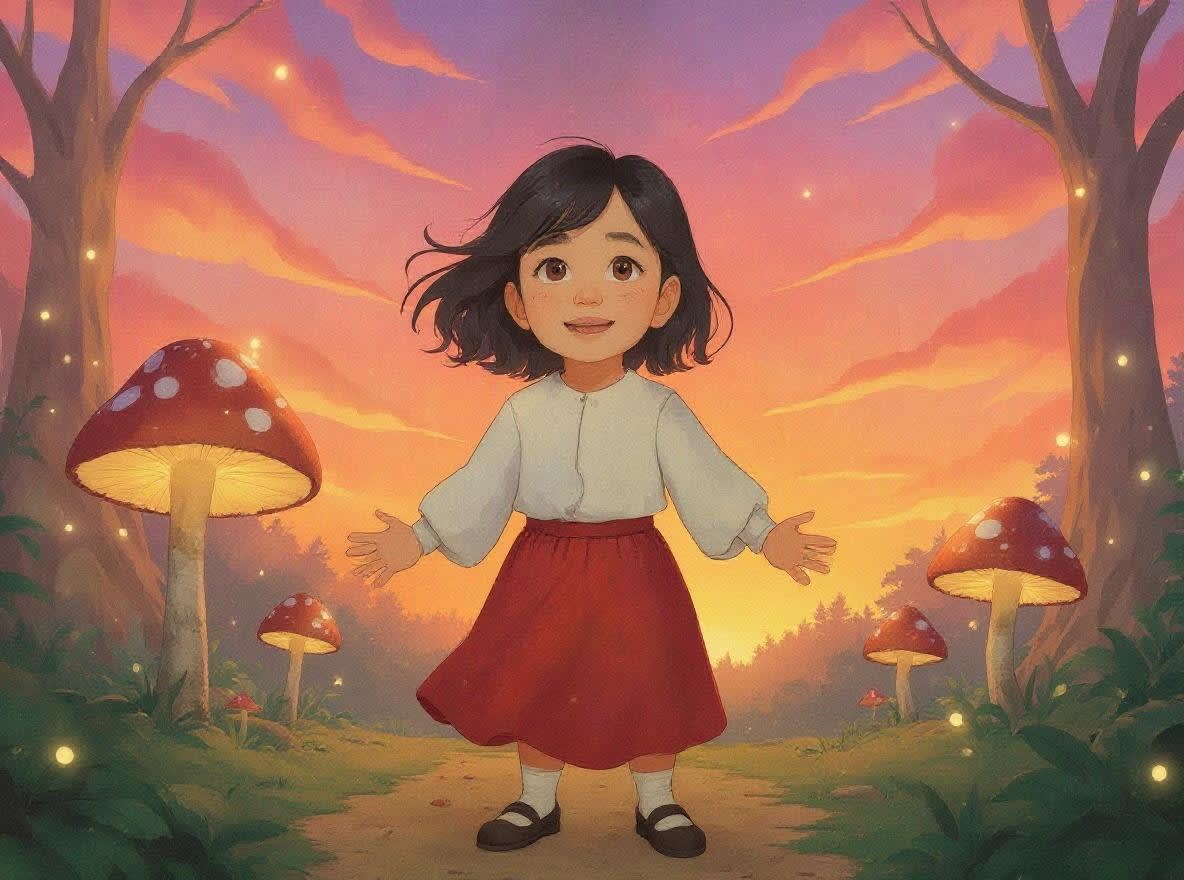 Shreya and the Enchanted Forest — illustration for page 11