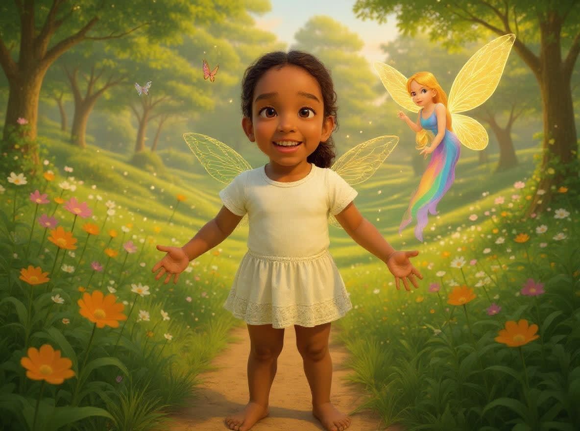 Shreya's Magical Birthday Adventure — illustration for page 2