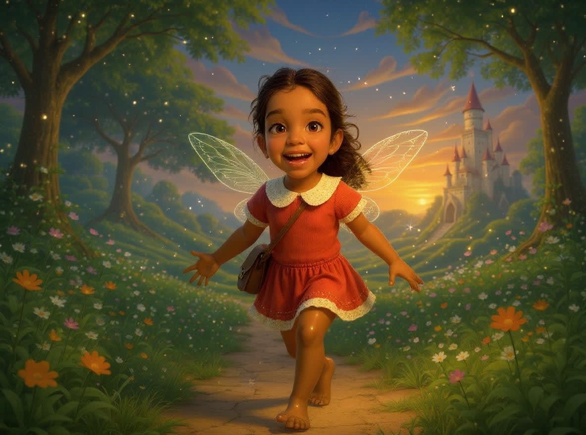 Shreya's Magical Birthday Adventure — illustration for page 3
