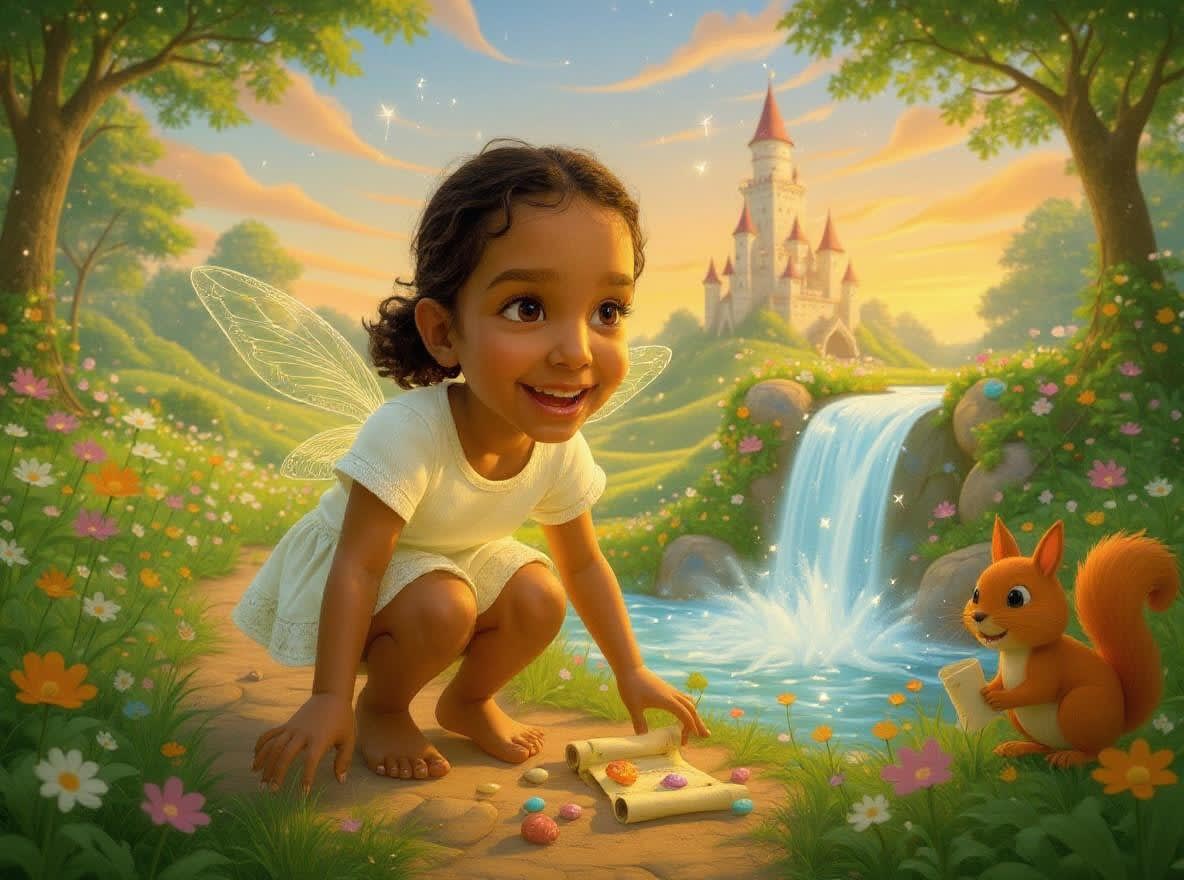 Shreya's Magical Birthday Adventure — illustration for page 4