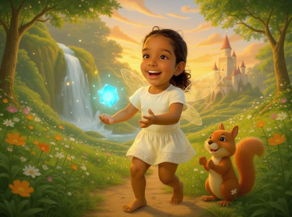 Shreya's Magical Birthday Adventure — illustration for page 5