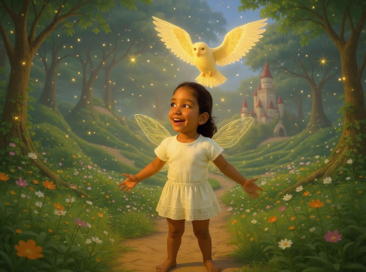 Shreya's Magical Birthday Adventure — illustration for page 6