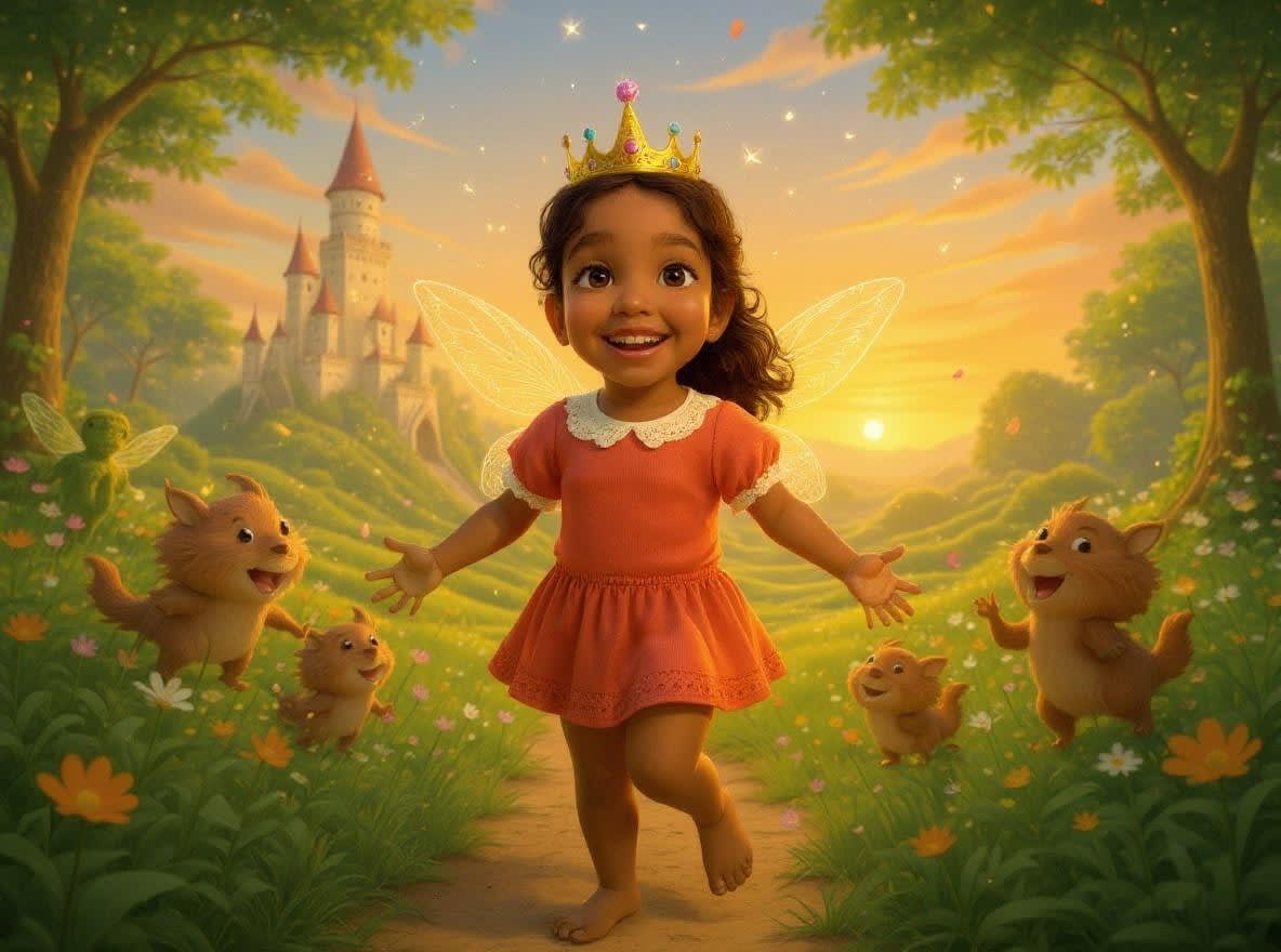 Shreya's Magical Birthday Adventure — illustration for page 11