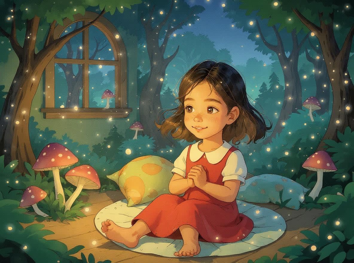 Shreya and the Magical Forest Adventure — illustration for page 11