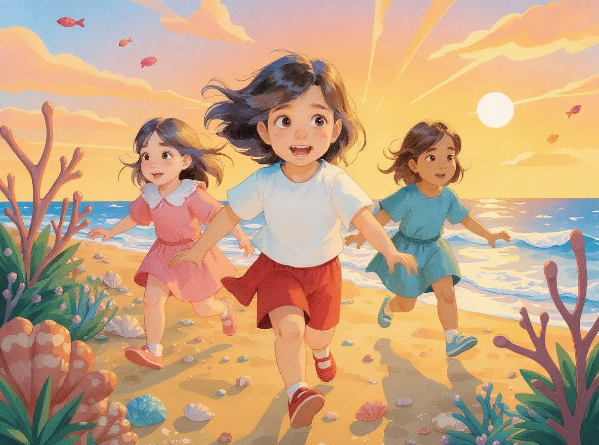 Shreya's Underwater Adventure — illustration for page 12