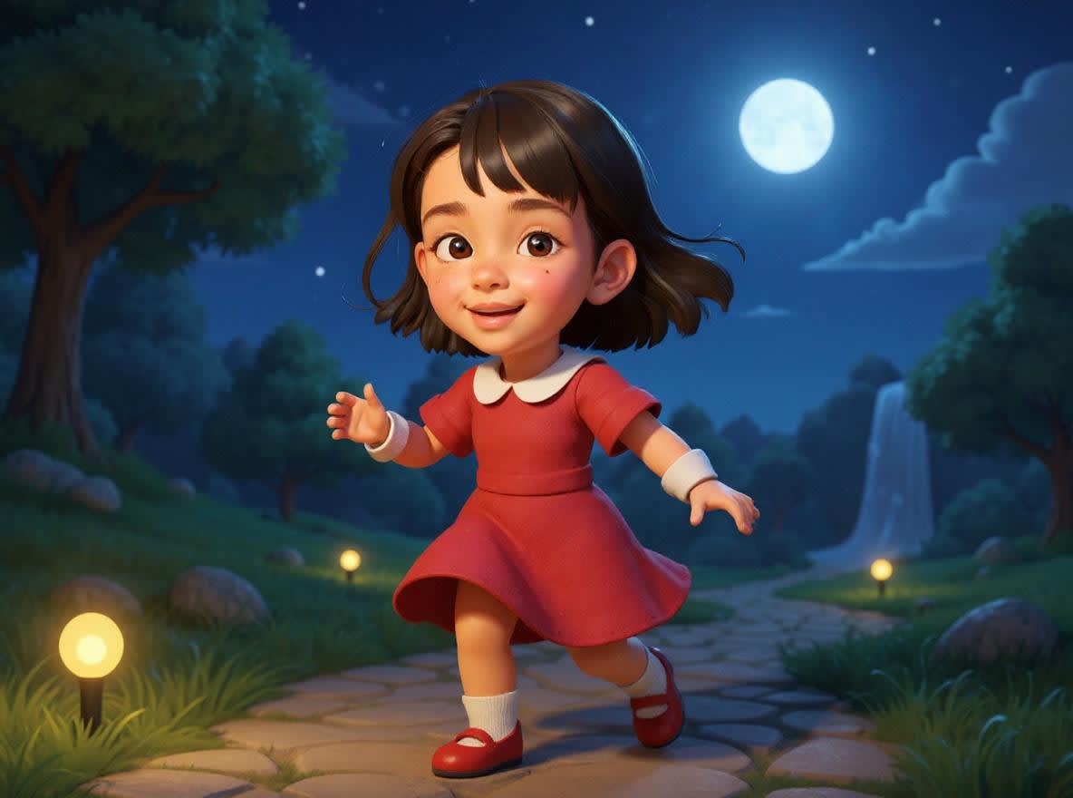 Shreya and the Quest of the Starlit Forest — illustration for page 3