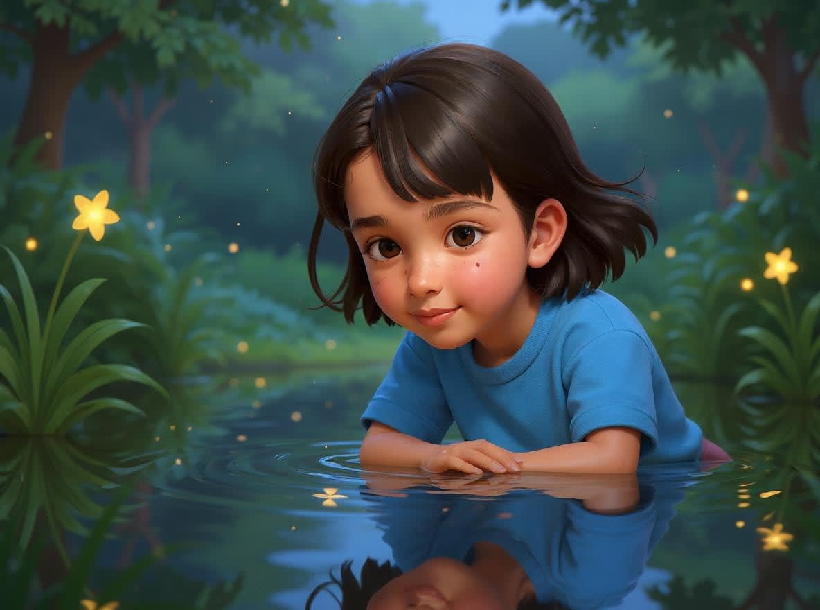 Shreya and the Quest of the Starlit Forest — illustration for page 6
