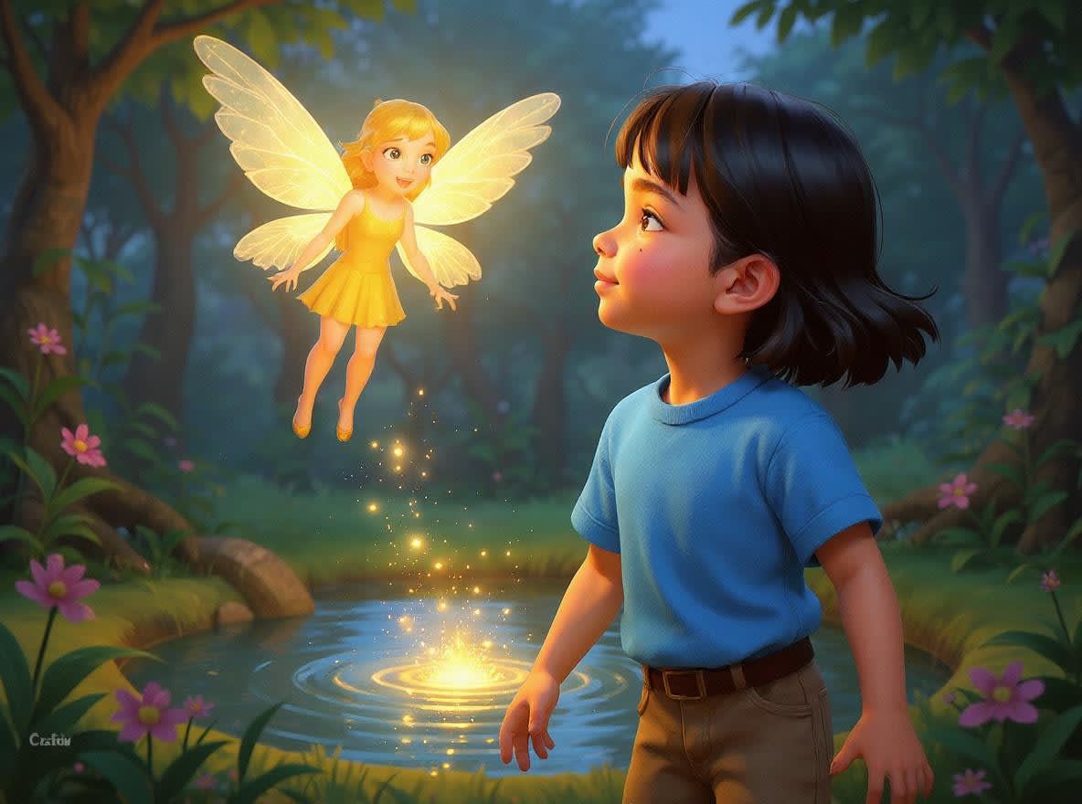 Shreya and the Quest of the Starlit Forest — illustration for page 7