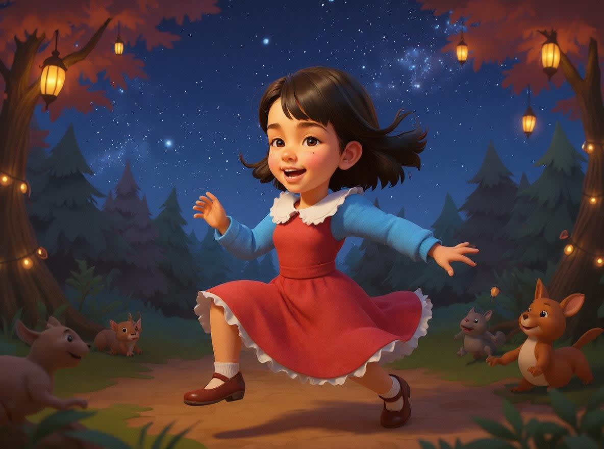 Shreya and the Quest of the Starlit Forest — illustration for page 8