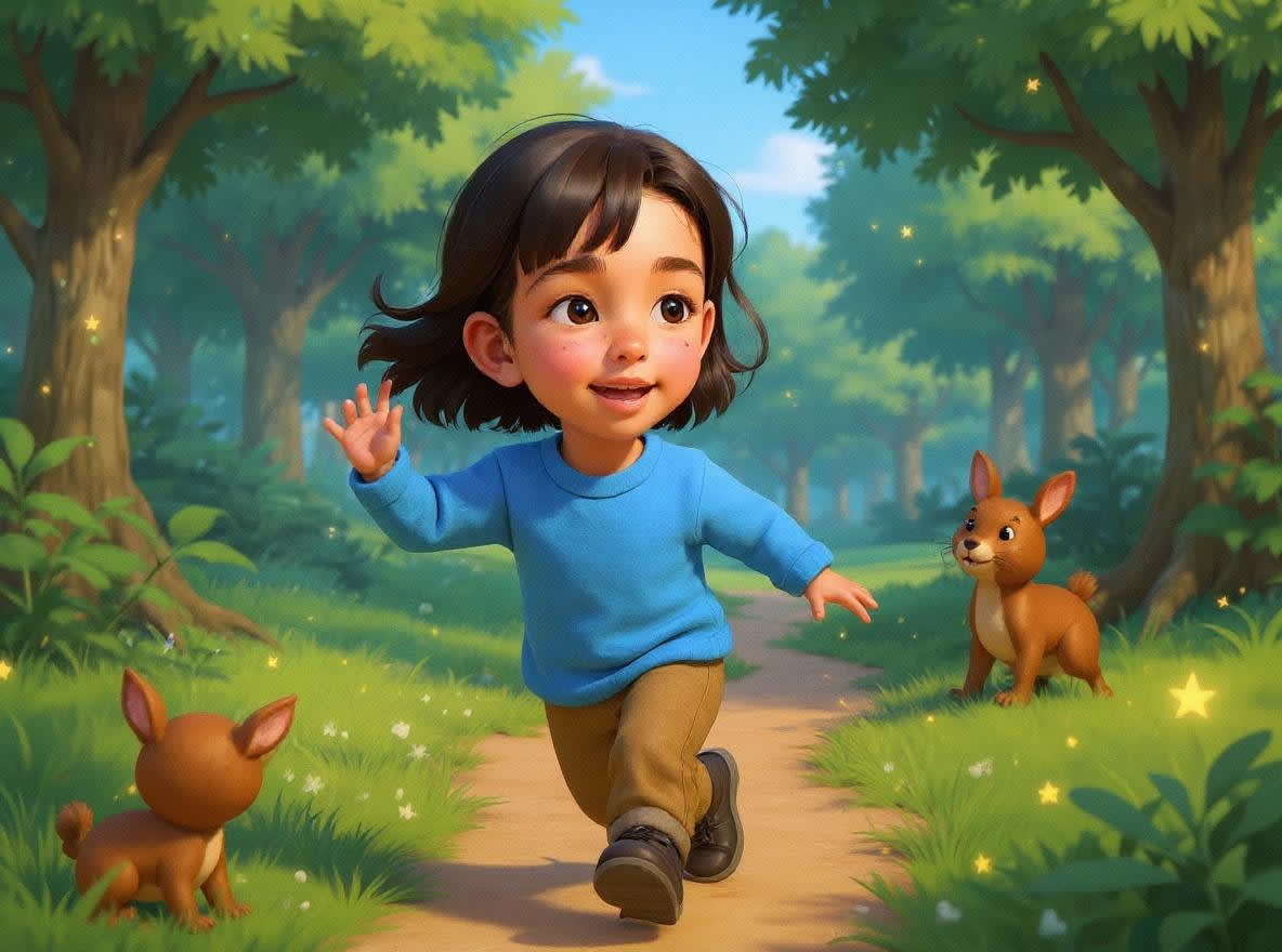 Shreya and the Quest of the Starlit Forest — illustration for page 9