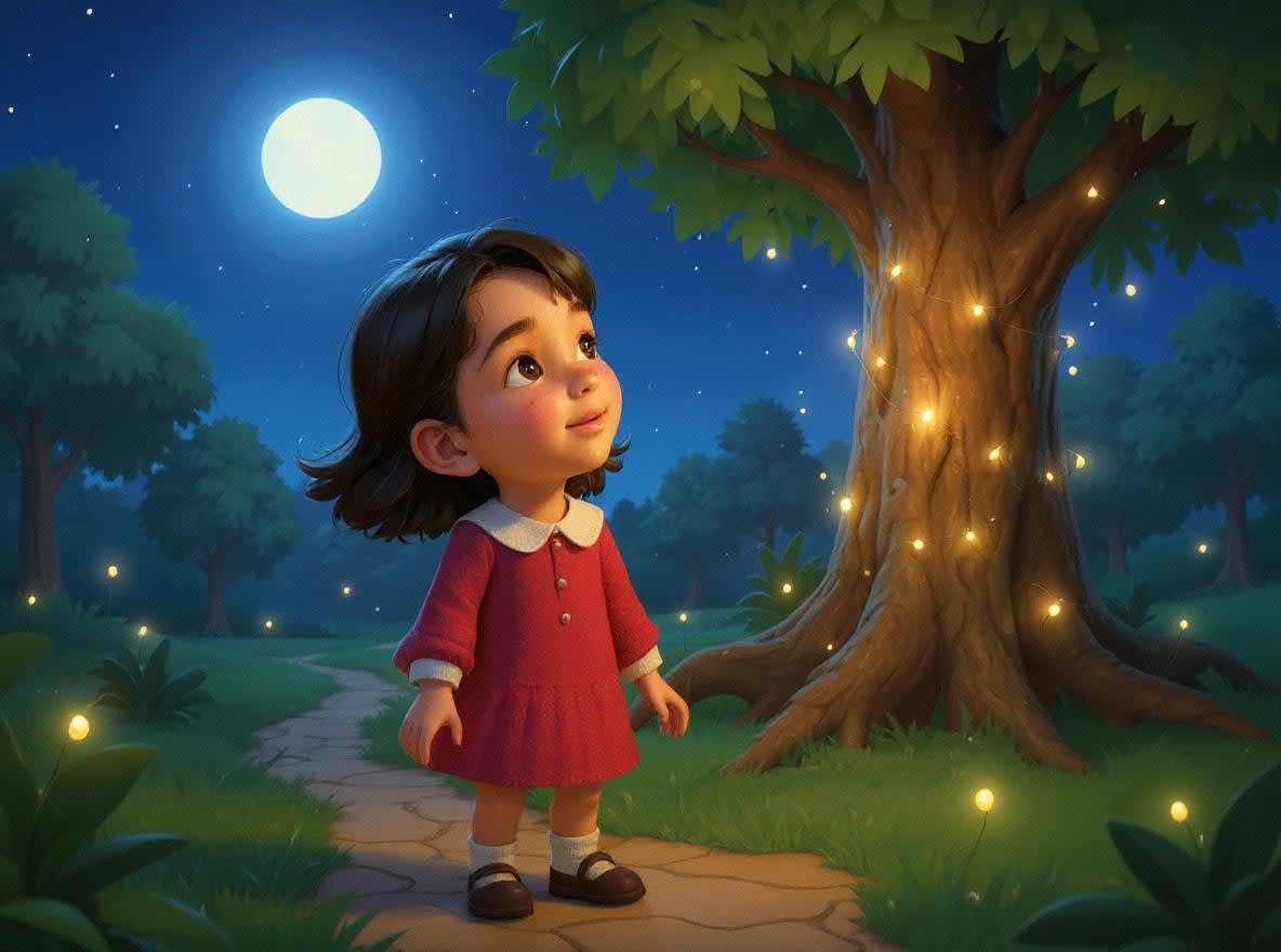Shreya and the Quest of the Starlit Forest — illustration for page 10