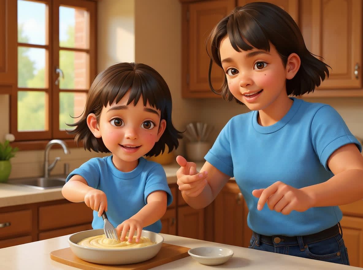 Shreya's Magical Bakery Adventure — illustration for page 4