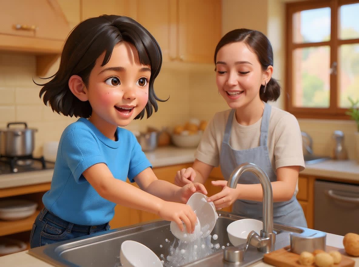 Shreya's Magical Bakery Adventure — illustration for page 6