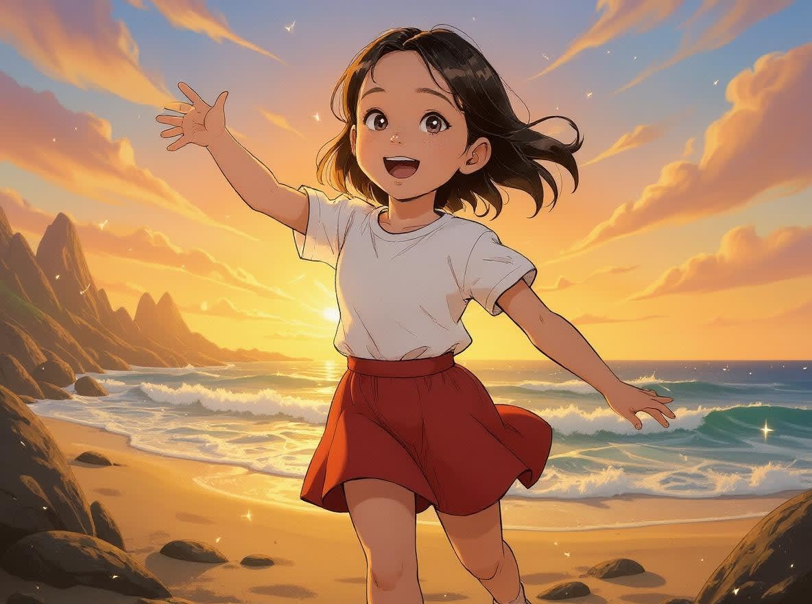 Cover of Aahana's Magical Beach Adventure