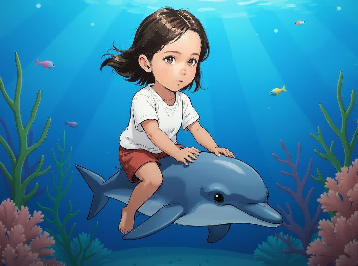 Aahana's Magical Beach Adventure — illustration for page 11