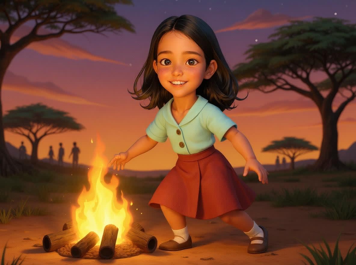 Shreya's Amazing Animal Safari — illustration for page 10