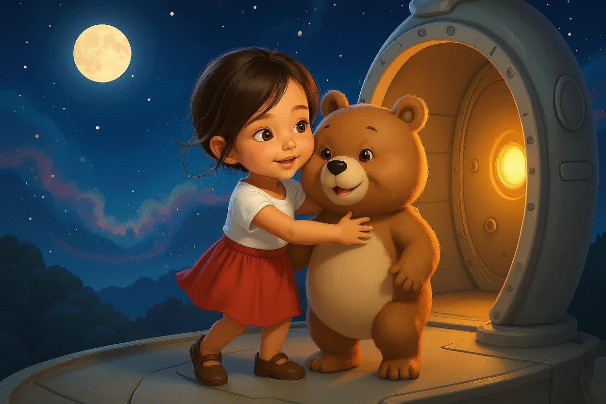 Aahana's Stellar Adventure — illustration for page 11