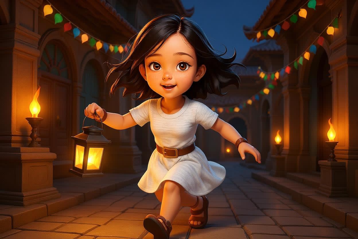 Aahana's Diwali Adventure — illustration for page 11