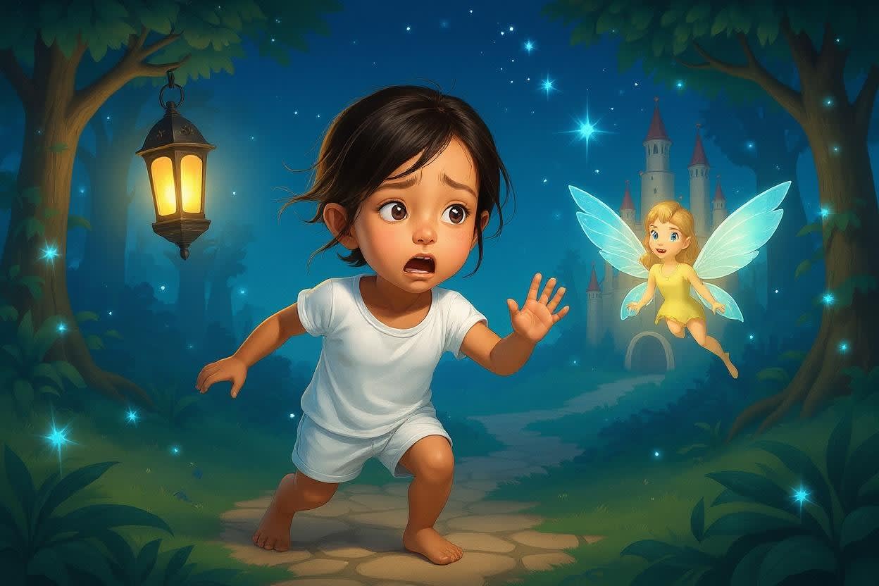 Aahana's Magical Diwali Adventure — illustration for page 5