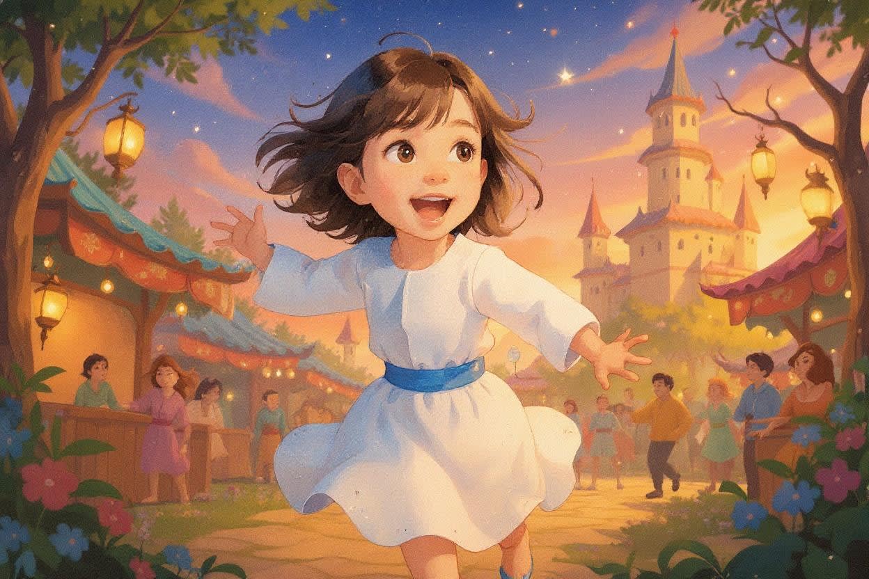 Shreya and the Festival of Lights — illustration for page 1