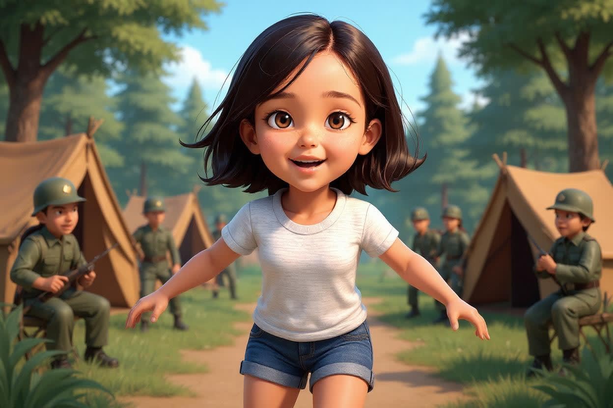Aahana's Mountain Adventure — illustration for page 3