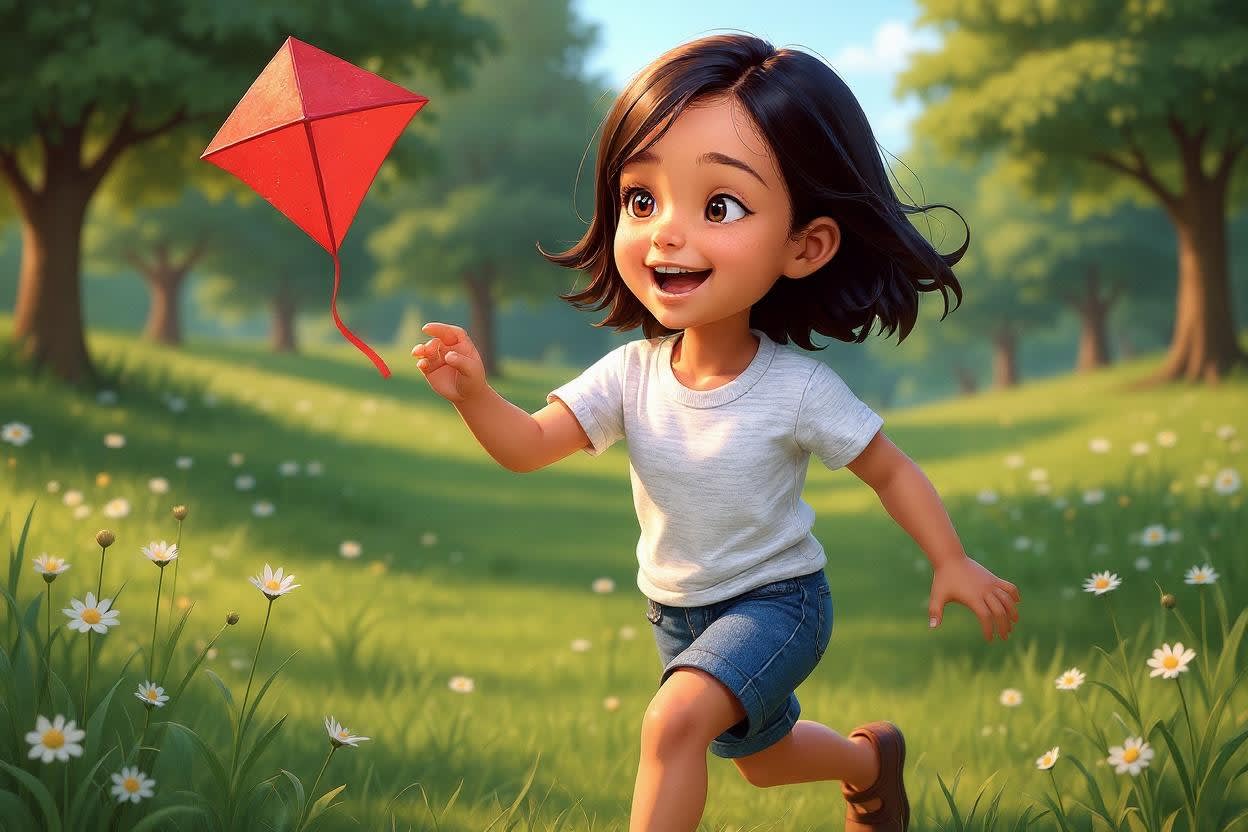 Aahana's Mountain Adventure — illustration for page 9