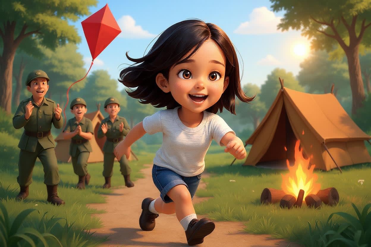 Aahana's Mountain Adventure — illustration for page 10