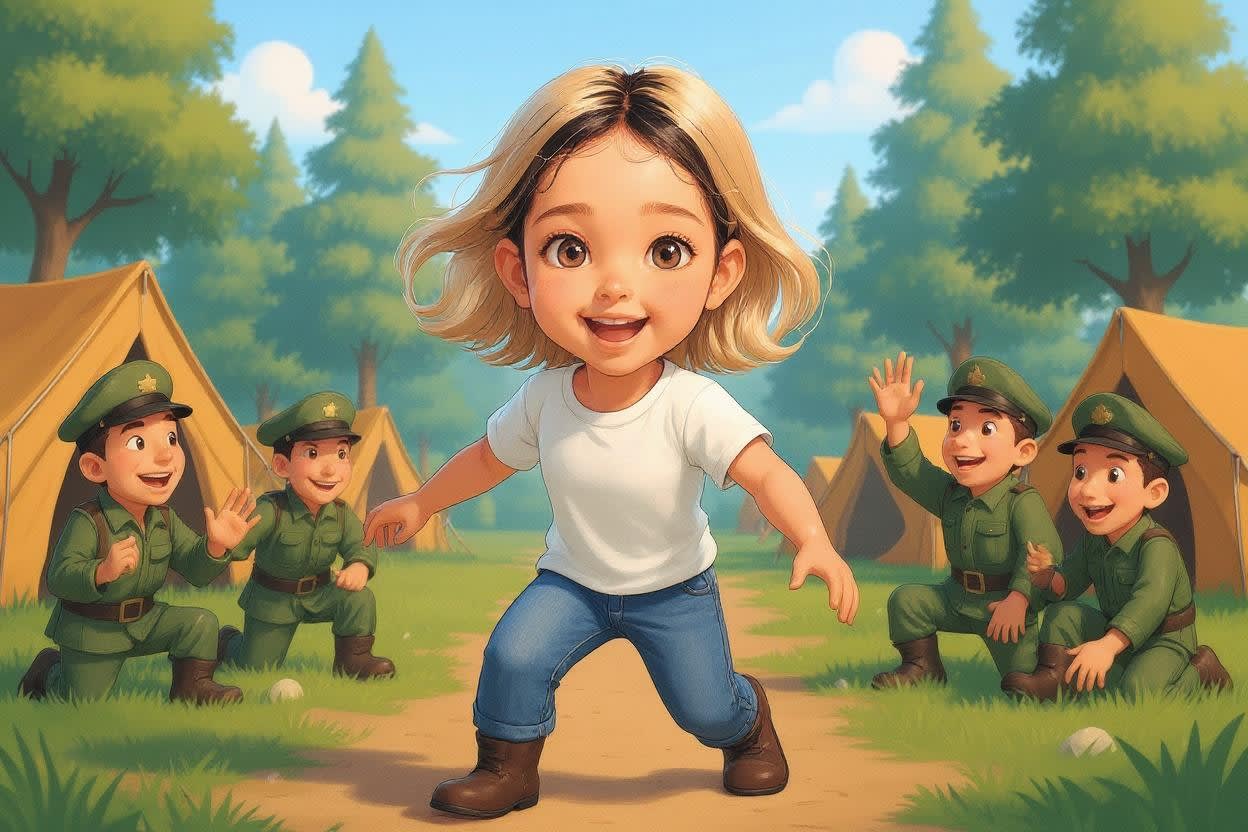 Shreya's Mountain Adventure — illustration for page 3