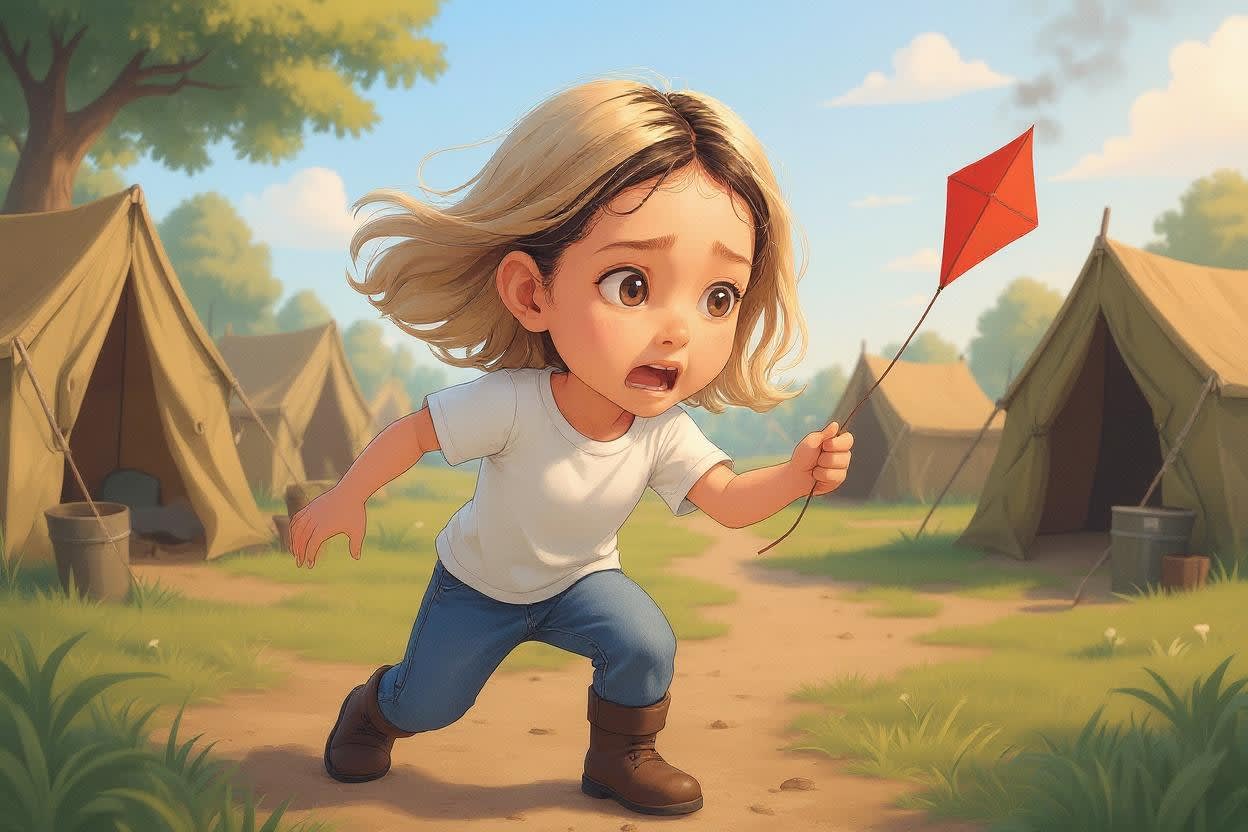 Shreya's Mountain Adventure — illustration for page 5