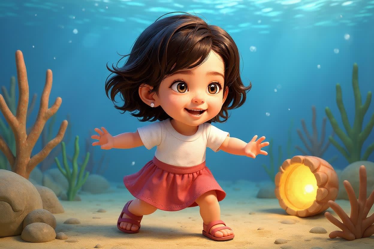 Yana's Underwater Adventure — illustration for page 3