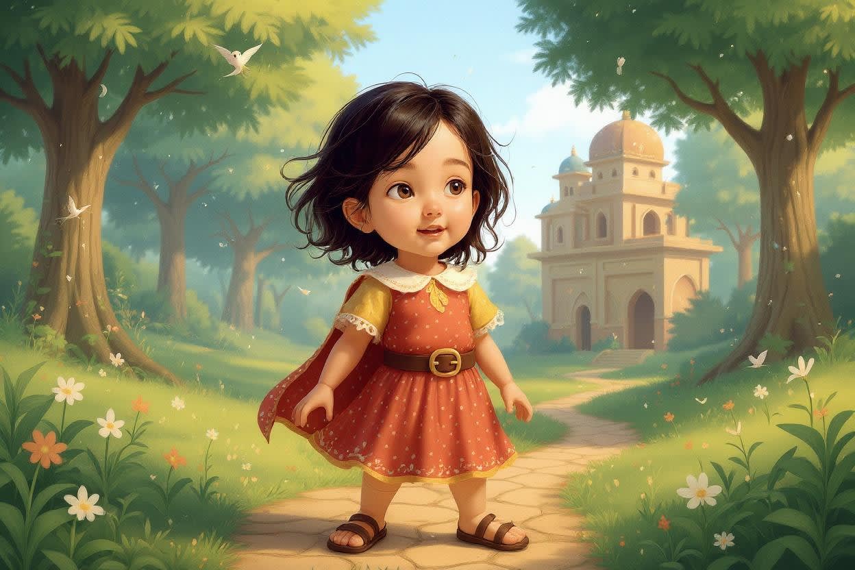Aahana and the Magical Quest — illustration for page 2