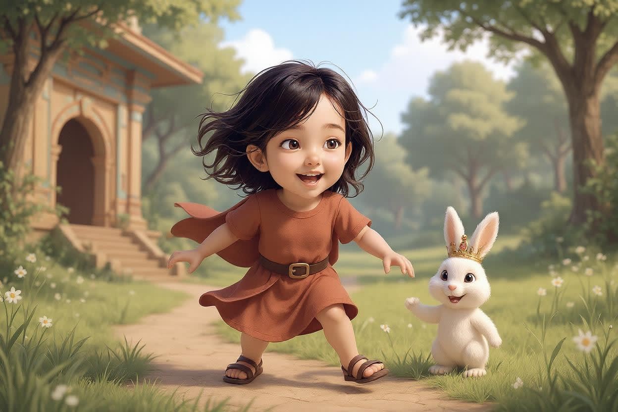 Aahana and the Magical Quest — illustration for page 3