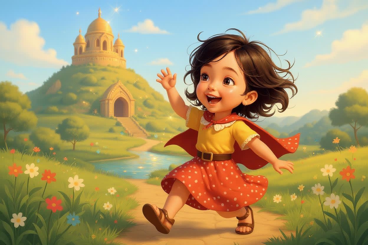 Aahana and the Magical Quest — illustration for page 4