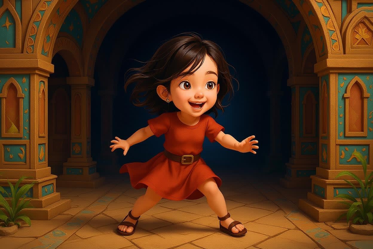 Aahana and the Magical Quest — illustration for page 7
