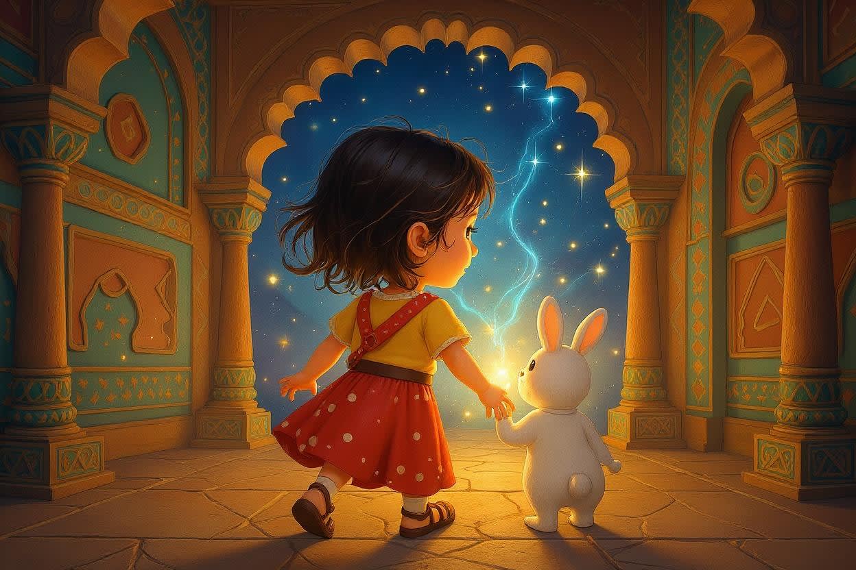 Aahana and the Magical Quest — illustration for page 8