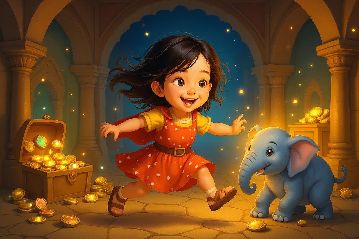 Aahana and the Magical Quest — illustration for page 9
