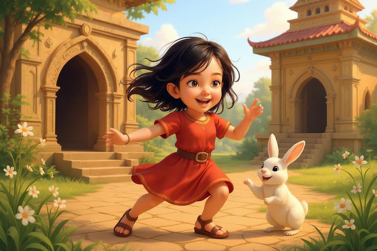 Aahana and the Magical Quest — illustration for page 10