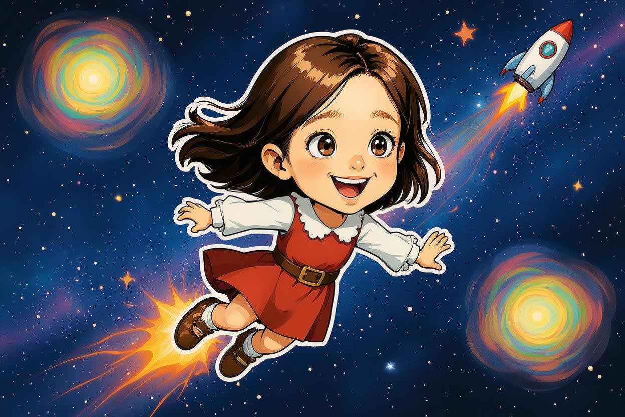 Aahana's Cosmic Quest — illustration for page 11