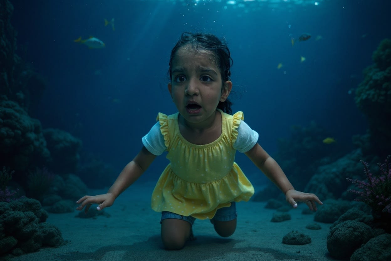 Shreya's Underwater Birthday Adventure — illustration for page 6