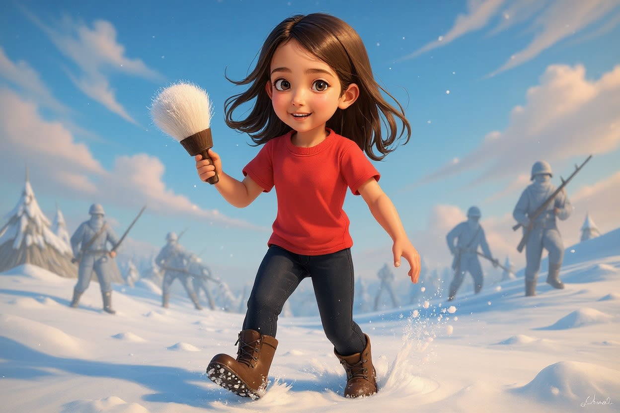 Shreya's Kargil Adventure — illustration for page 8